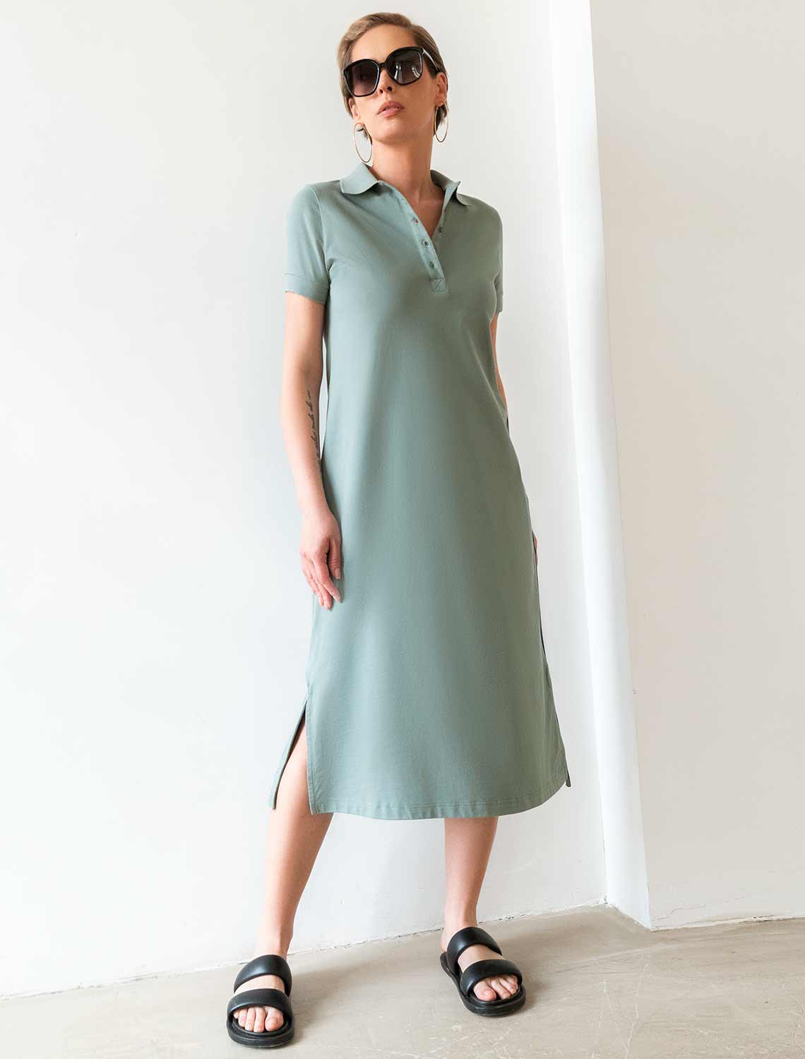 картинка Платье женское светло-оливковый от магазина Одежда+